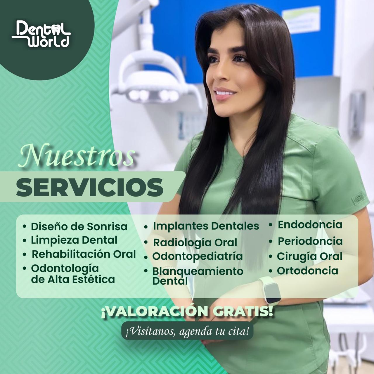 Servicios Dentales en Dental World Cartagena: Su sonrisa es nuestra alegría